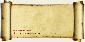 Emilija Tomanović vizit kartica